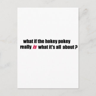 Hokey pokey briefkaart