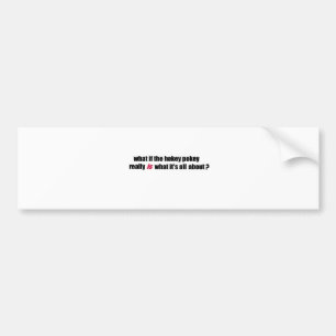 Hokey pokey bumpersticker