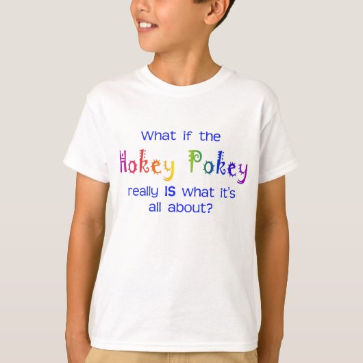 Hokey Pokey Conspiracy Kinderen Shirt (Voorkant)