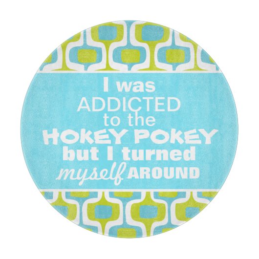 Hokey Pokey Mid Century Mod Retro Patter Snijplank (Voorkant)