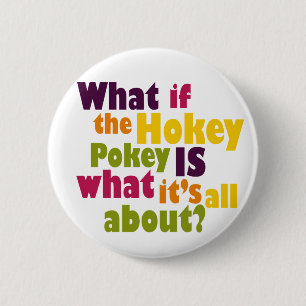 Hokey Pokey Ronde Button 5,7 Cm