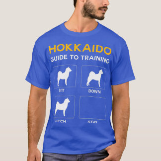 Hokkaido gids voor het trainen van hond gehoorzaam t-shirt