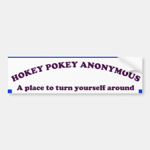 HOKKEY POKKEY ANONIEM BUMPERSTICKER