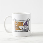 Hokus Pokus Ik heb Koffie nodig om Tovenaar Kat te Koffiemok (Links)