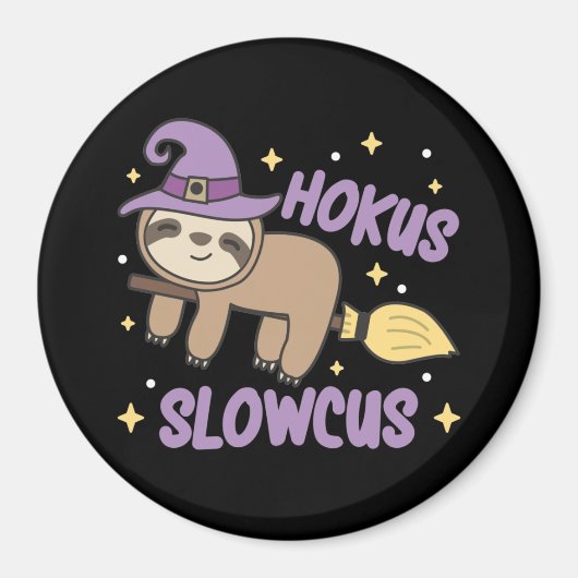 Hokus Slowcus - Foutheks Halloween kostuum Magn Magneet (Voorkant)