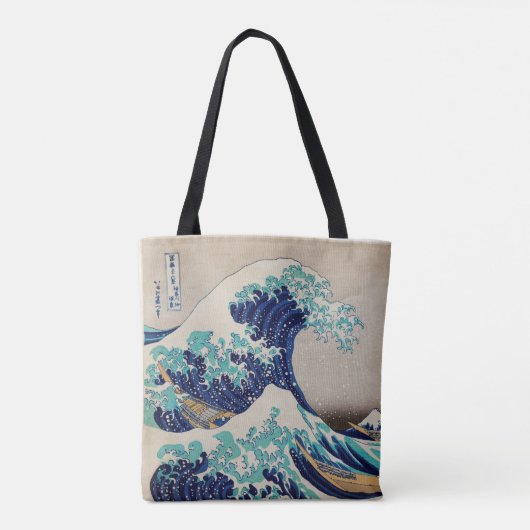 HOKUSAI 1760-1849 UKIYO PRINT CANVAS TAS (Achterkant)