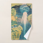 Hokusai Amida Cascade Japon (Serviette à main)