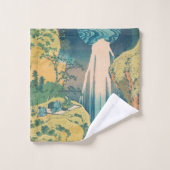 Hokusai Amida Cascade Japon (Gant de toilette)