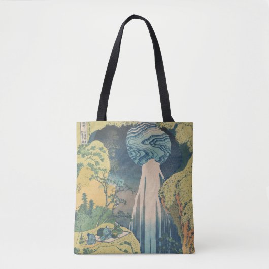 Hokusai Amida Herfsten Japan Waterval Draagtas (Voorkant)