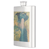 Hokusai Amida Herfsten Japan Waterval Flacon (Links)