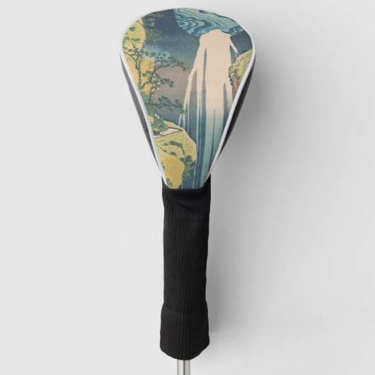 Hokusai Amida Herfsten Japan Waterval Golfheadcover (Voorkant)