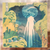 Hokusai Amida Herfsten Japan Waterval Raamsticker (Vel 2)