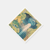 Hokusai Amida Herfsten Japan Waterval Servet (Hoek)