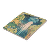 Hokusai Amida Herfsten Japan Waterval Tegeltje (Zijkant)