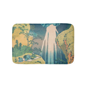 Hokusai Amida-waterval Japan Waterval  Badmat