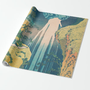 Hokusai Amida-watervallen Japan Waterval Cadeaupapier