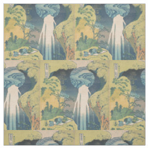 Hokusai Amida-watervallen Japan Waterval Stof