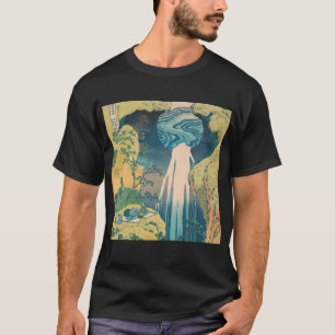 Hokusai Amida-watervallen Japan Waterval T-shirt