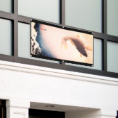 HOKUSAI BARRE JAPONAISE EN BOIS IMPRIMER Bannière  (Bâtiment extérieur)