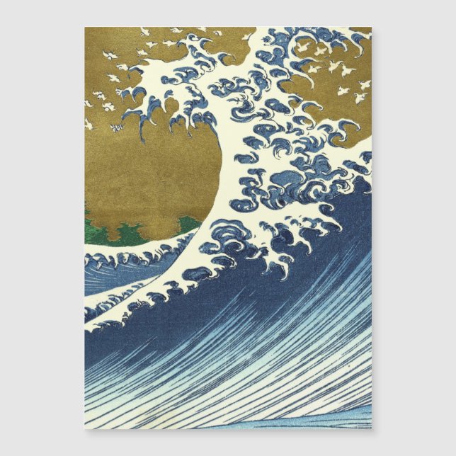 Hokusai Big Wave Japan Japanse kunst (Voorkant)