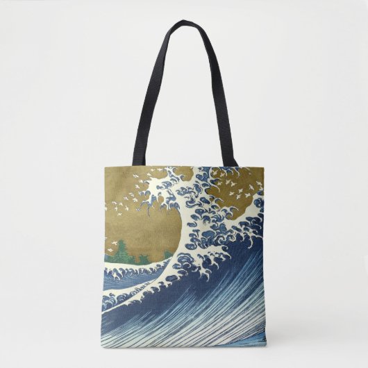 Hokusai Big Wave Japan Japanse kunst Draagtas (Voorkant)
