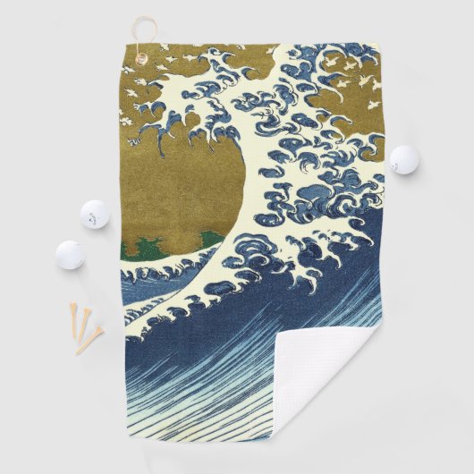 Hokusai Big Wave Japan Japanse kunst Golfhanddoek (Insitu)