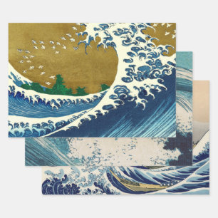 Hokusai Big Wave Japan Japanse kunst Inpakpapier Vel