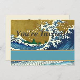 Hokusai Big Wave Japan Japanse kunst Kaart