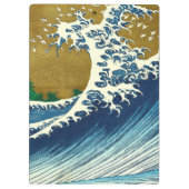 Hokusai Big Wave Japan Japanse kunst Klembord (Achterkant)