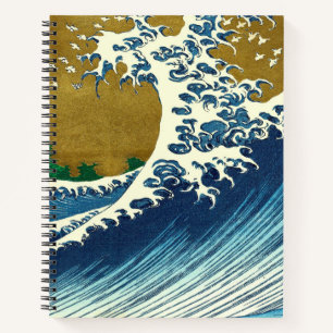 Hokusai Big Wave Japan Japanse kunst Notitieboek