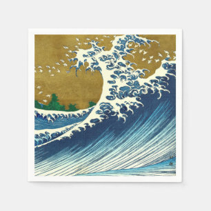 Hokusai Big Wave Japan Japanse kunst Servet
