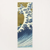 Hokusai Big Wave Japan Japanse kunst Yogamat (Achterkant)