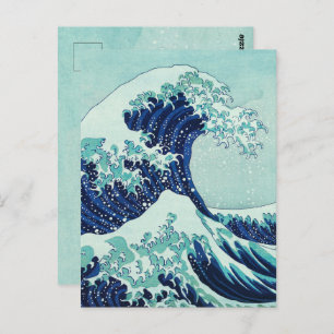 Hokusai Blue Waves Briefkaart