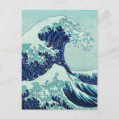 Hokusai Blue Waves Briefkaart (Voorkant)
