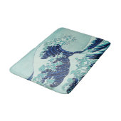 Hokusai Blue Waves Pattern Badmat (Gekanteld)