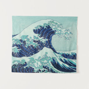 Hokusai Blue Waves Wandkleed