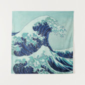 Hokusai Blue Waves Wandkleed (Voorkant)