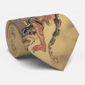 Hokusai - cravate mythologique de démon (Roulé)