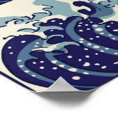 Hokusai De Grote Golf Poster (Hoek)