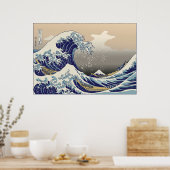 Hokusai De Grote Golf Poster (Keuken)