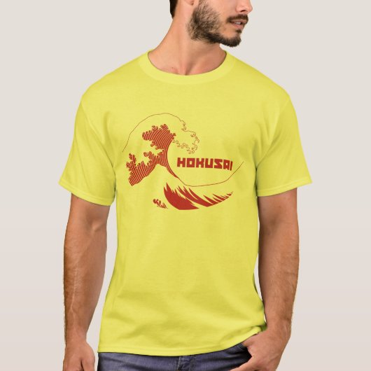 Hokusai - De Grote Golf T-shirt (Voorkant)