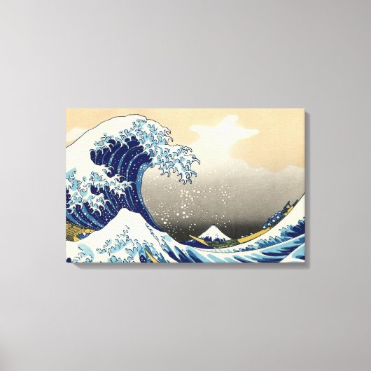 Hokusai De Grote Wave Canvas Wrap Afdruk (Voorkant)