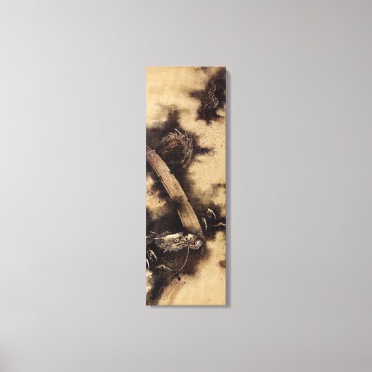 Hokusai Dragon Canvas Afdruk (Voorkant)