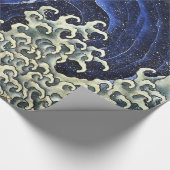 Hokusai Feminine Wave Japan  Fine Art Cadeaupapier (Hoek)