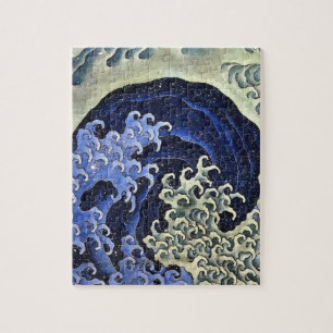 Hokusai Feminine Wave Japan  Fine Art Legpuzzel
