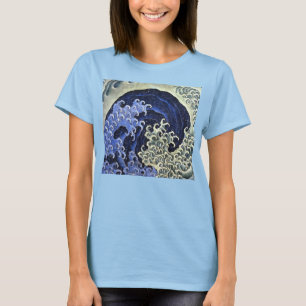 Hokusai Feminine Wave Japan Fine Art T-shirt
