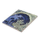Hokusai Feminine Wave Japan Fine Art Tegeltje (Zijkant)