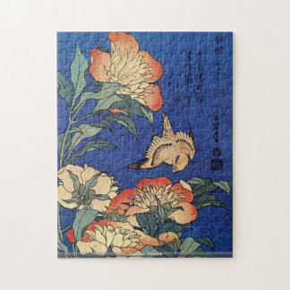 Hokusai - Flowers Legpuzzel