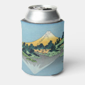 Hokusai - Fuji reflecteert in het meer van Kawaguc Blikjeskoeler (Blikje Achterkant)