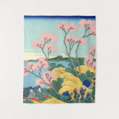 Hokusai Fuji van Gotenyama op het Hokaidō bij Shin Wandkleed (Voorkant)